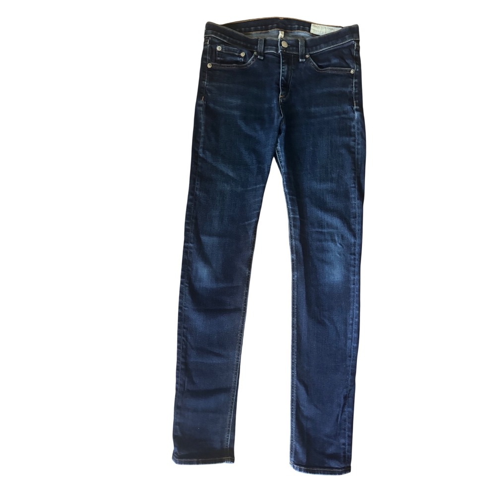 Rag & Bone Women Blue Straight Leg Jeans 5 Pockets Size 29